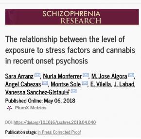 Es publica un article a la revista internacional Schizophrenia Research