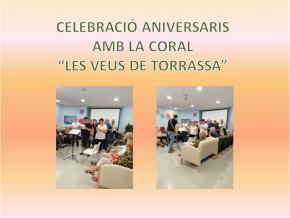 Les Veus de Torrassa celebren els aniversaris del mes a la Residncia Llinars del Valls