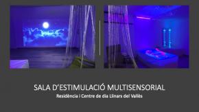 Sessió d'estimulació multisensorial a la Residència i Centre de Dia Llinars del Vallès